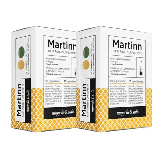 Nuggela Martinn De Nugella & Sule Accion Capil+Accion Depu, Confezione 2 x 60 Compresse