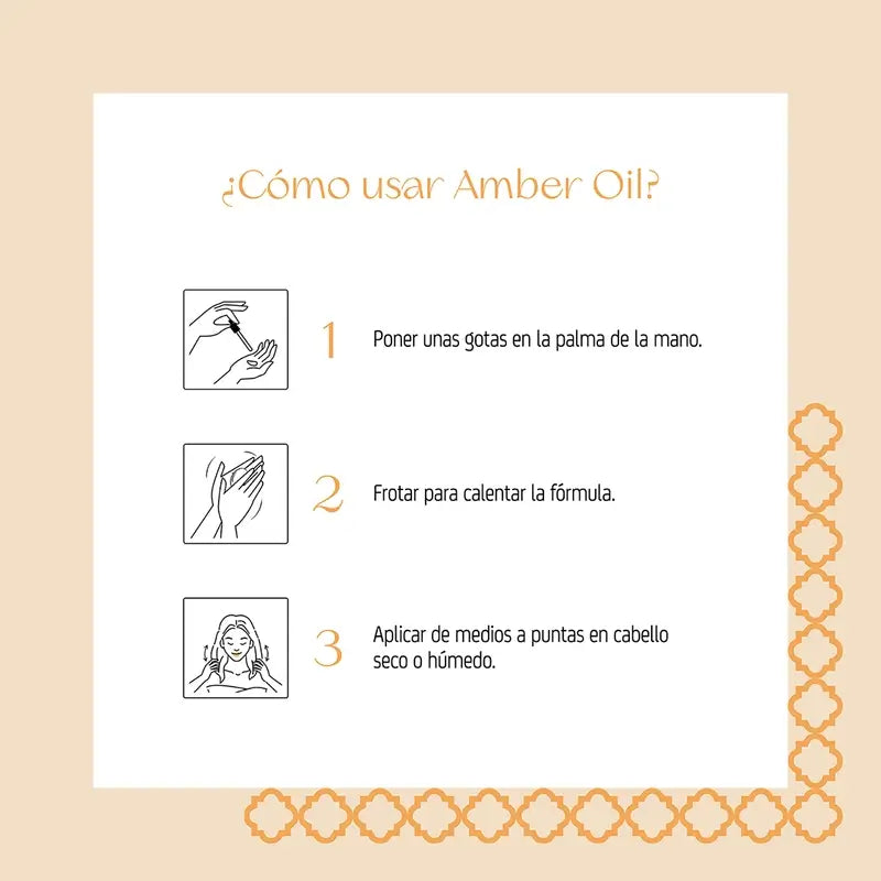 Nuggela & Sule Olio per capelli all'ambra Olio per capelli al burro di karité e baobab 30 ml.