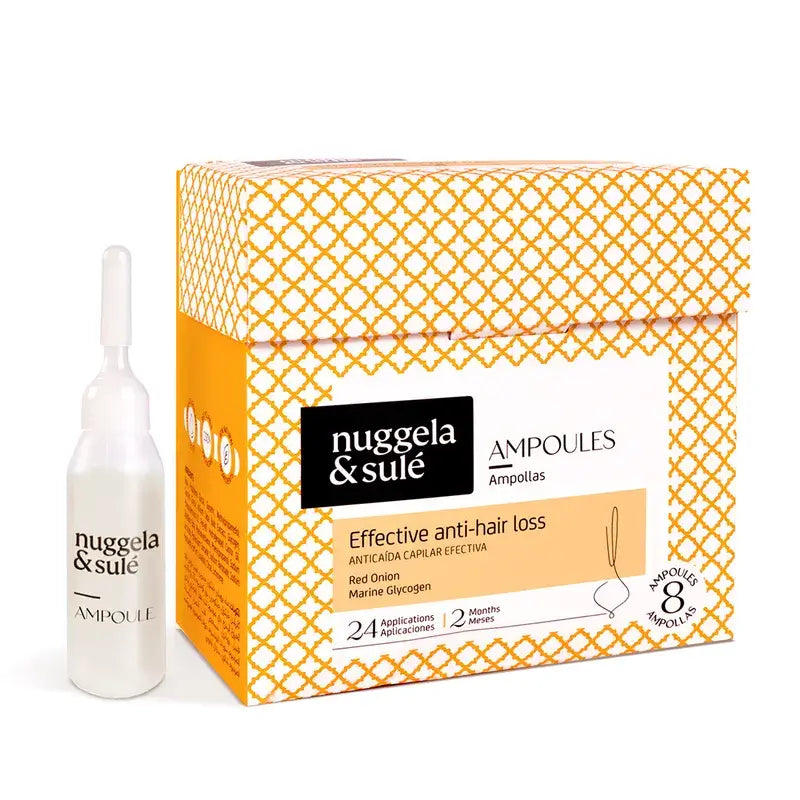 Nuggela & Sulé Fiale per la perdita dei capelli , 8 x 10 ml
