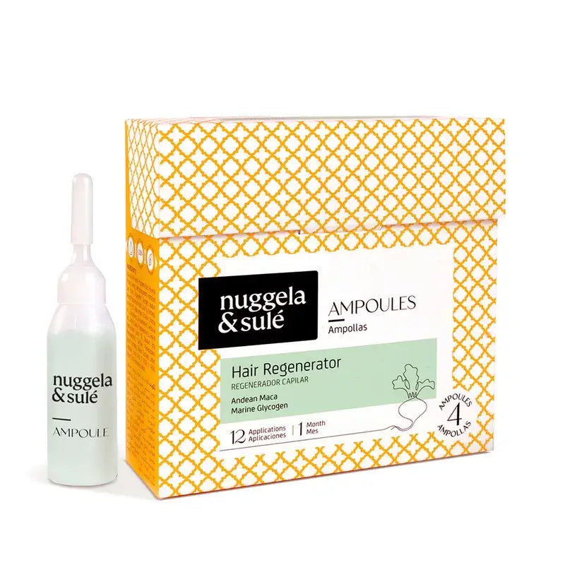 Nuggela & Sule Confezione rigenerante per capelli 4Ampx10Ml.