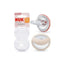 Nuk Mommy Feel Soother 0-9M Rosso-Grigio , 2 unità