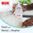 NUK First Choice+ Biberon da 150 ml, tettarella S 0m+, balena