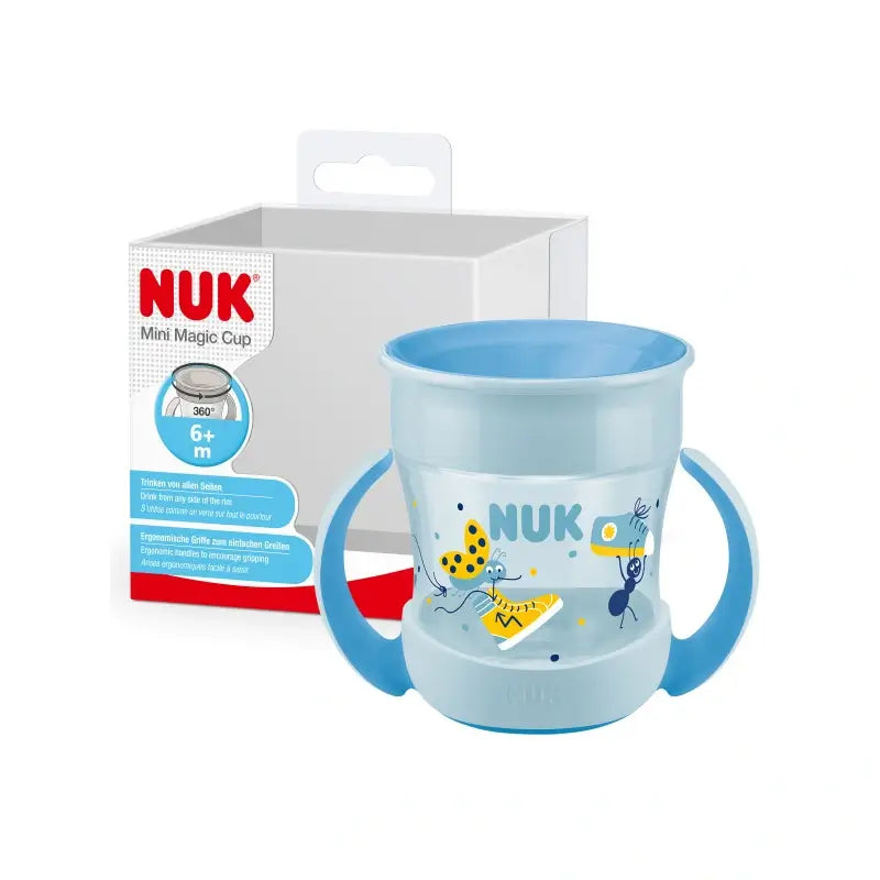 Nuk Mini Magic Cup - Bicchierino da apprendimento +6 mesi, blu, 160 ml