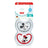 Ciuccio NUK Perfect Match Air in silicone T1 0-6 mesi Mickey Mouse rosso/grigio, 2 pezzi