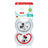 NUK Perfect Match Air Ciuccio in silicone T3 18-36 mesi Topolino Rosso/Grigio, 2 pezzi