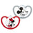 NUK Perfect Match Air Ciuccio in silicone T3 18-36 mesi Topolino Rosso/Grigio, 2 pezzi