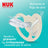 NUK Perfect Match Air Ciuccio in silicone T2 6-18 mesi Topolino Grigio/Bianco, 2 pezzi
