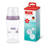 NUK Perfect Match Biberon da 260 ml, tettarella M, 3 mesi+, ippopotamo