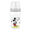 NUK Perfect Match Biberon da 260 ml, tettarella M (3 mesi+), Mickey Mouse, grigio