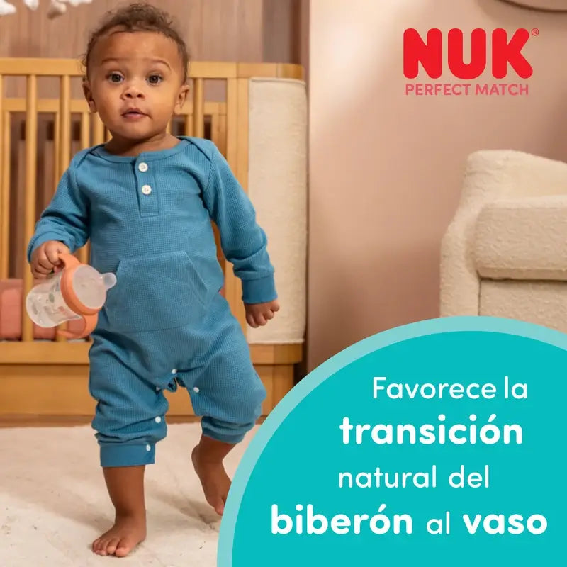 NUK Perfect Match Biberon per la fase di svezzamento 150 ml 6 mesi+ Notte Koala Blu