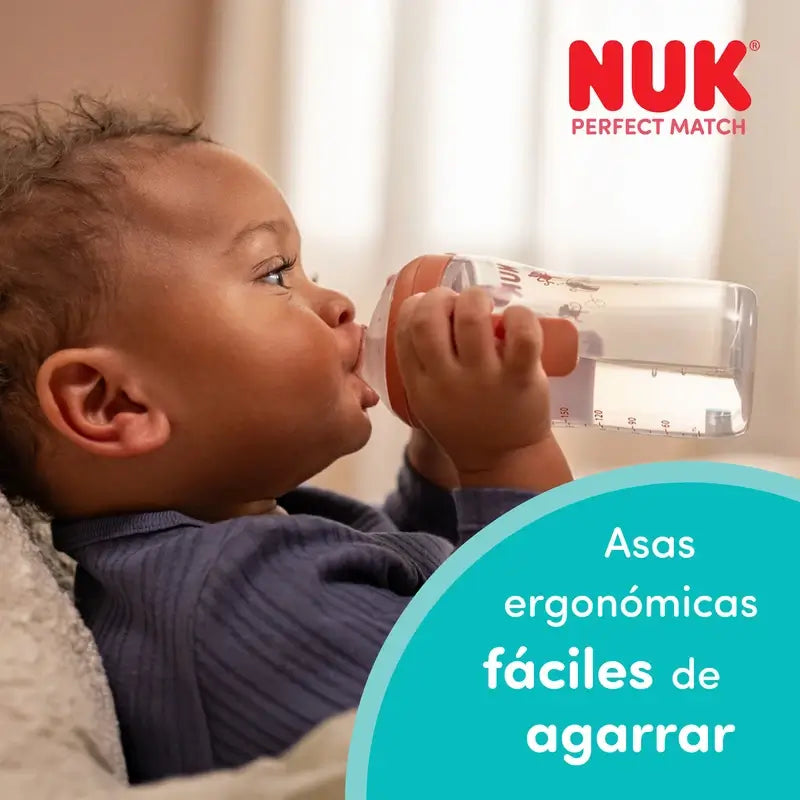 NUK Perfect Match Biberon per la fase di svezzamento 150 ml 6 mesi+ Notte Koala Blu