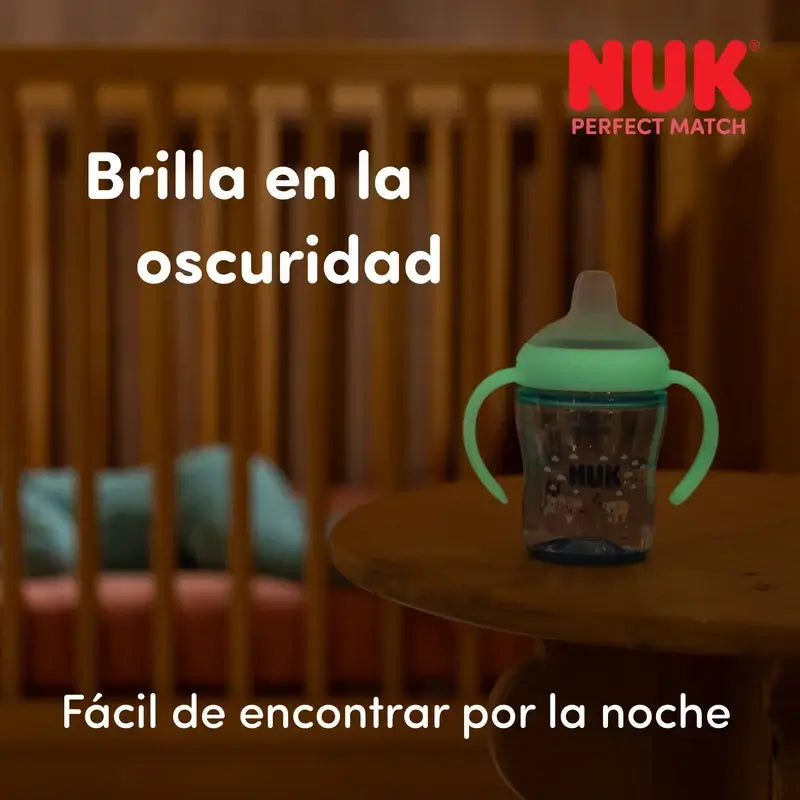 NUK Perfect Match Biberon per la fase di svezzamento 150 ml 6 mesi+ Notte Koala Blu