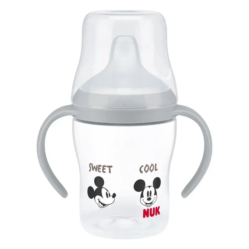 NUK Perfect Match Biberon per la fase di svezzamento 150 ml 6 mesi+ Topolino Grigio