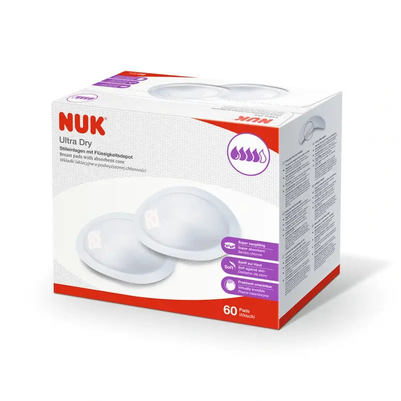Nuk Promo Ultra Dry Pads per l'allattamento al seno , 60 unità