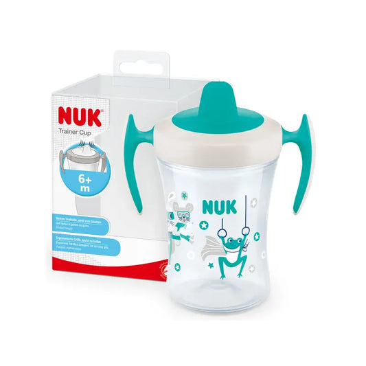 Nuk Trainer Cup - Bicchierino per l'apprendimento +6 mesi, verde, 230 ml