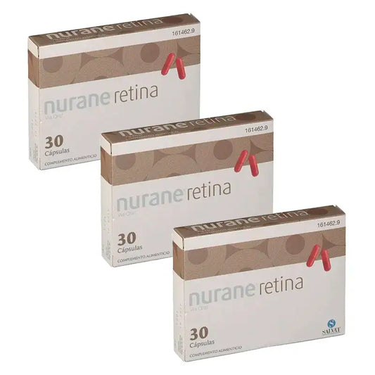Nurane Retina Pack, 3 X 30 Capsule