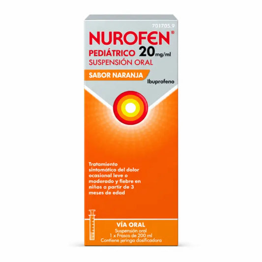 Nurofen Pediatric 20 mg/ml Sospensione orale Arancione, 200 ml