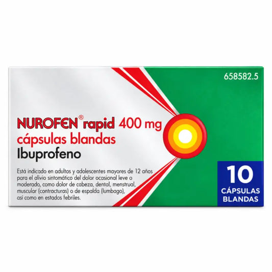Nurofen Rapid 400 mg, 10 capsule molli