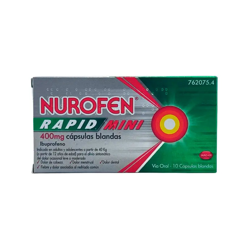 Nurofen Rapid Mini 400 Mg, 10 capsule molli