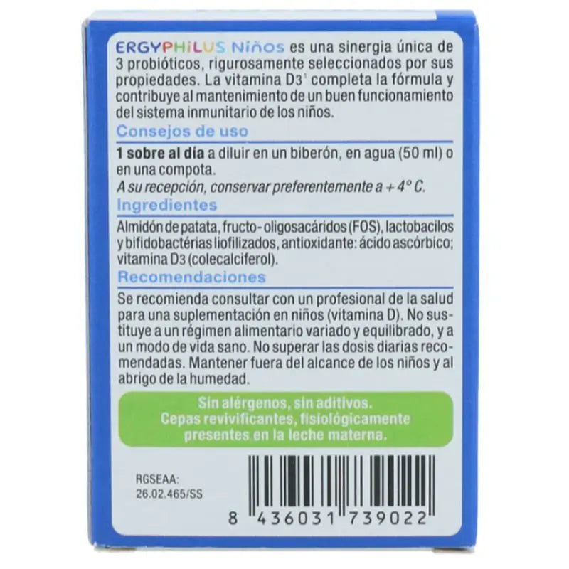 Nutergia Ergyphilus Bambini , 14 bustine