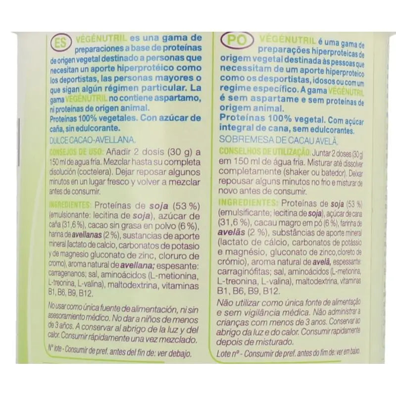 Nutergia Vegenutril Cacao Nocciola 300Gr Vasetto