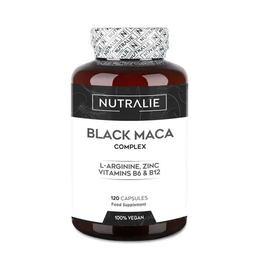 Nutralie Complesso di Maca Nera Andina 24.000 mg con B6 e B12 , 120 capsule