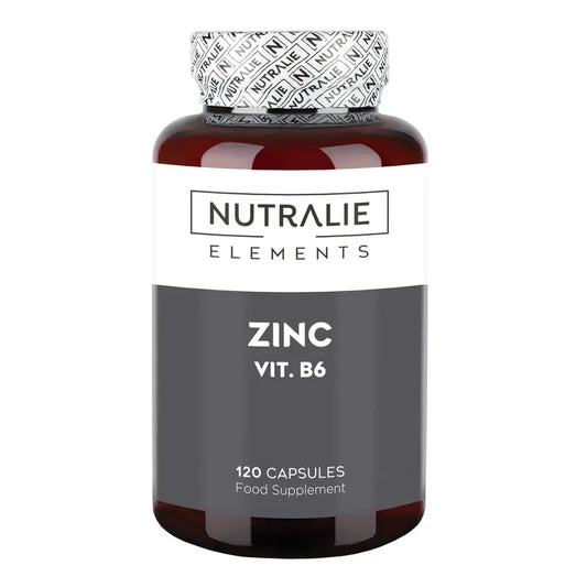 Nutralie Zinco con vitamina B6 Acne capelli pelle Vegan , 120 capsule