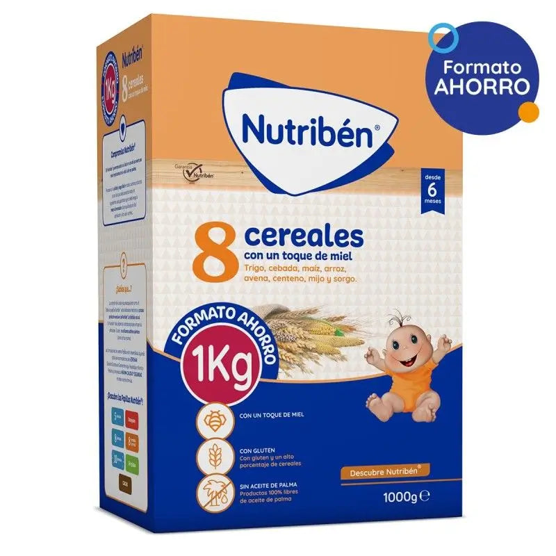 Nutriben 8 Cereali con un tocco di miele, 1000g