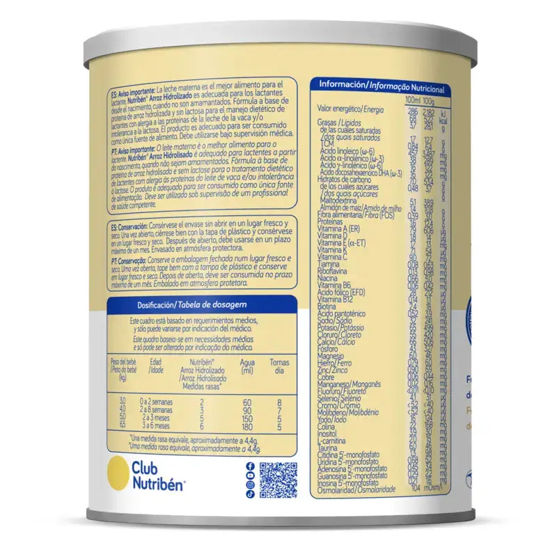 Nutribén Riso idrolizzato 400 g