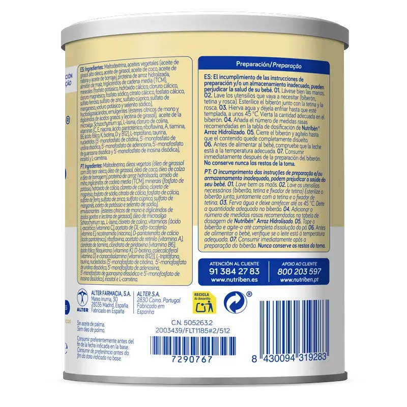 Nutribén Riso idrolizzato 400 g