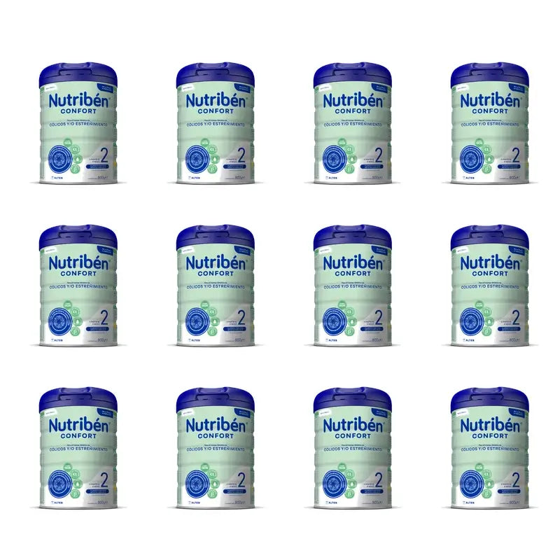 Nutribén Confort 2 Latte di proseguimento, 12 x 800g
