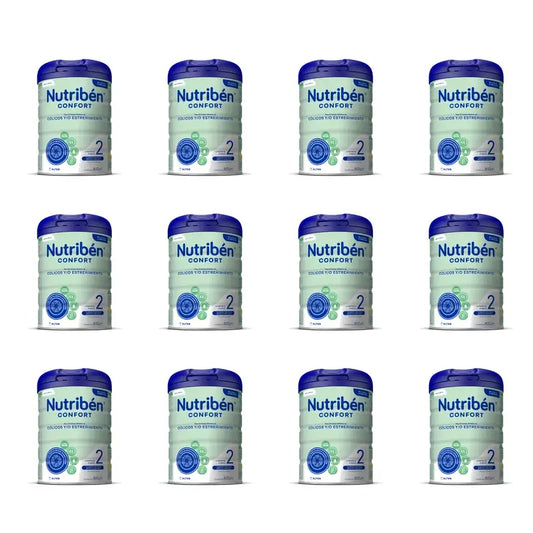 Nutribén Confort 2 Latte di proseguimento, 12 x 800g