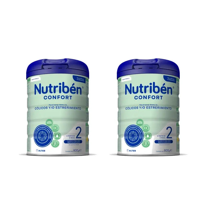 Nutribén Confort 2 Latte di proseguimento, 2 x 800g