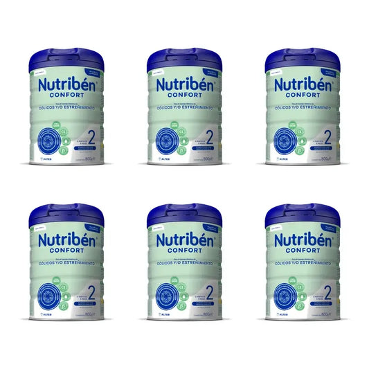 Nutribén Comfort 2 Latte di proseguimento, 6 x 800g
