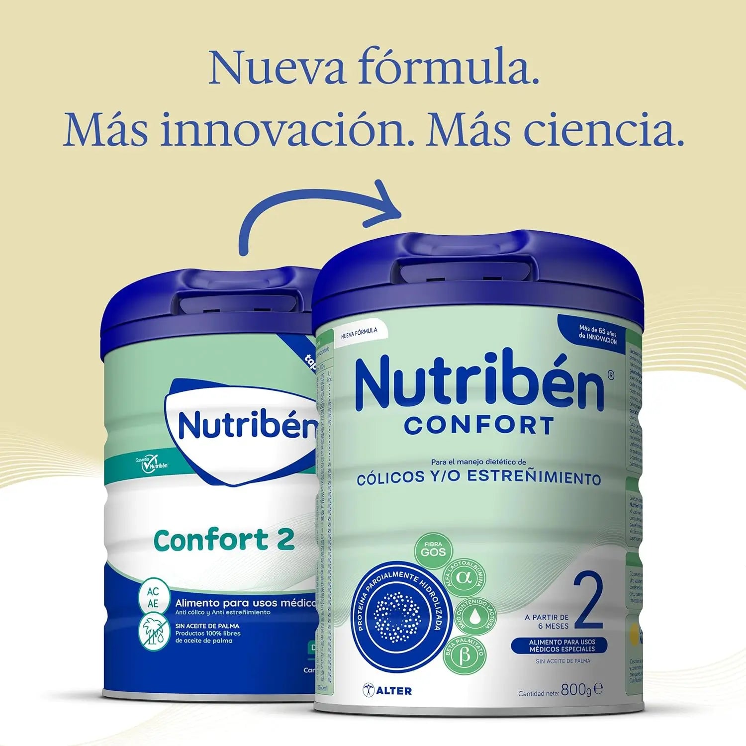 Nutribén Confort 2 Latte di proseguimento, 800 g