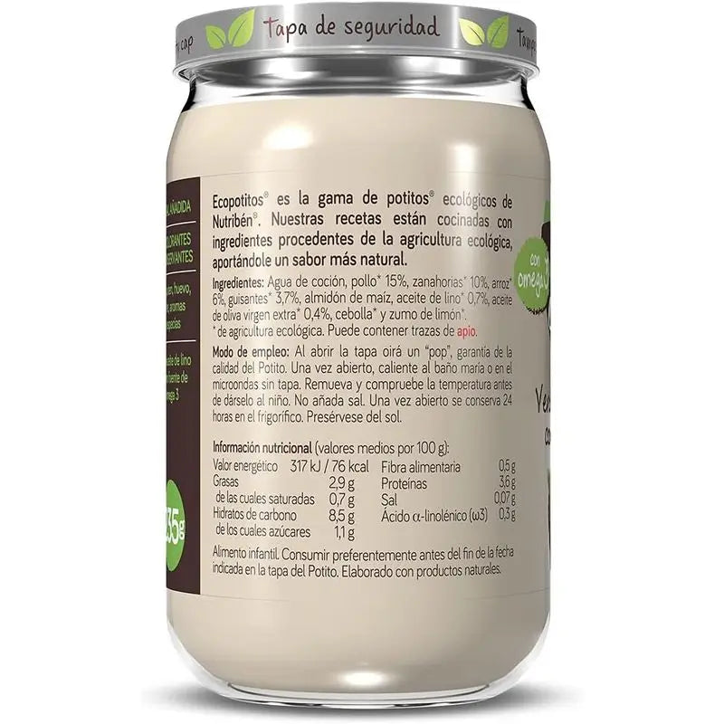 Nutriben Potito Eco Riso con pollo dell'aia 235 g