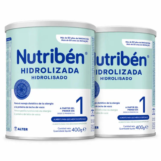 Nutribén Idrolizzato 1 Latte Starter, 2 X 400 g