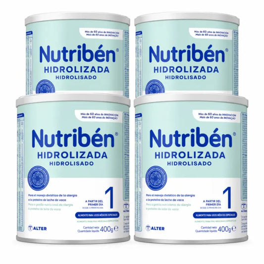 Nutribén Idrolizzato 1 Latte Starter, 4 X 400 g