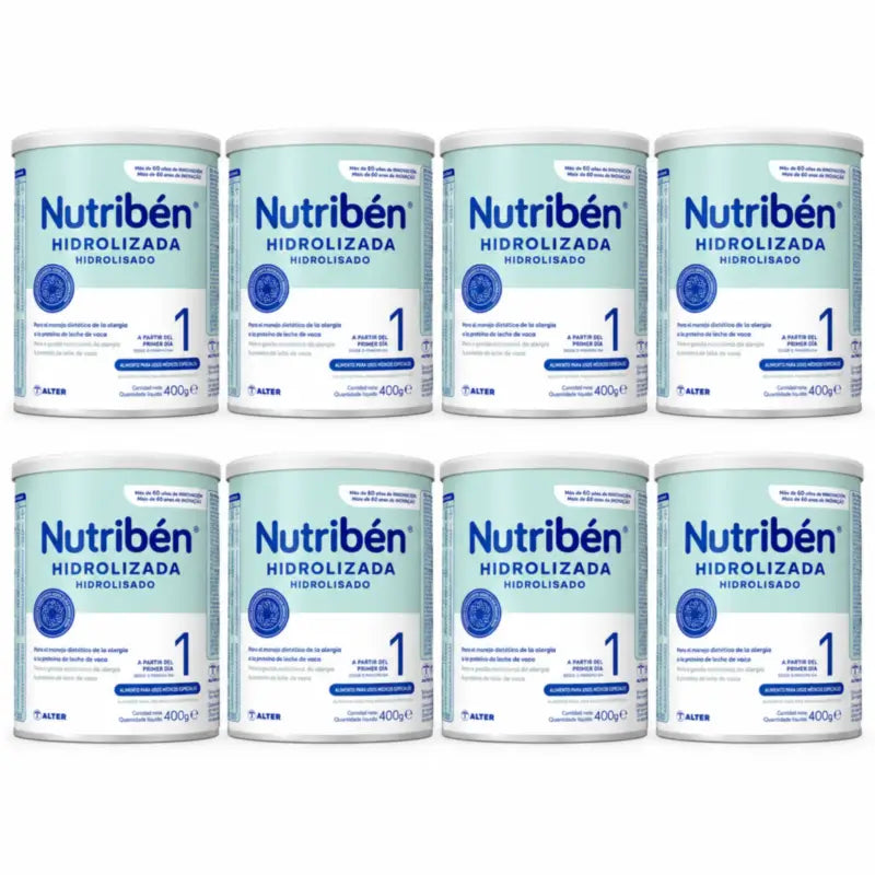 Nutribén Idrolizzato 1 Latte Starter, 8 X 400 grammi