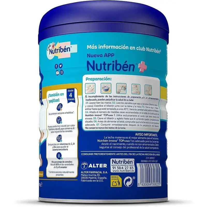 Nutribén Innova 1 Top Protein Starter Milk, 3 x 800 g
