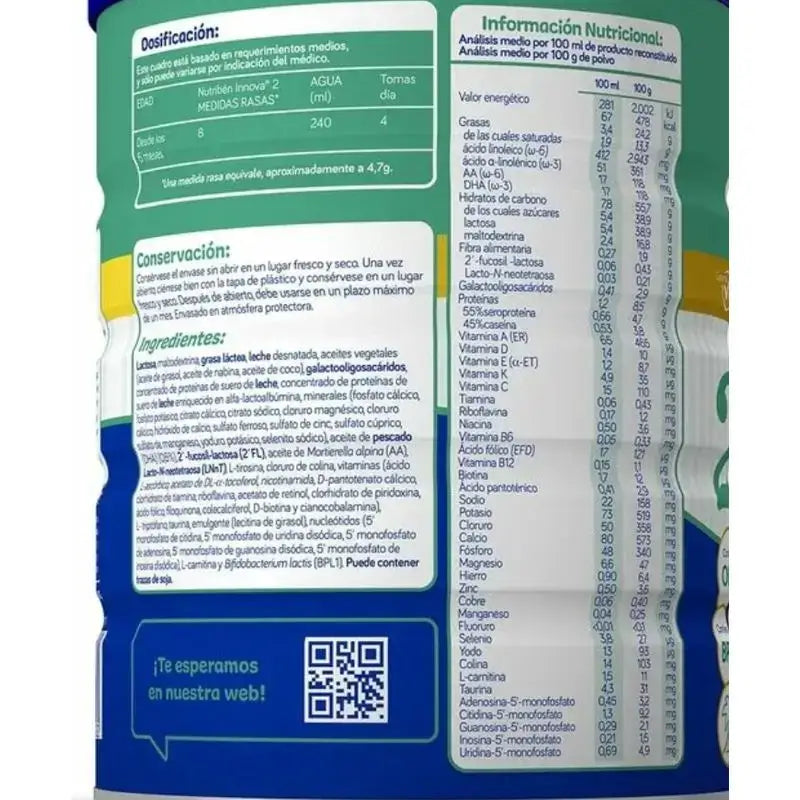 Nutribén Innova 2 Latte di proseguimento, 12 X 800 g