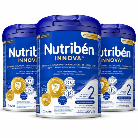 Nutribén Innova 2 Latte di proseguimento, 3 X 800 g