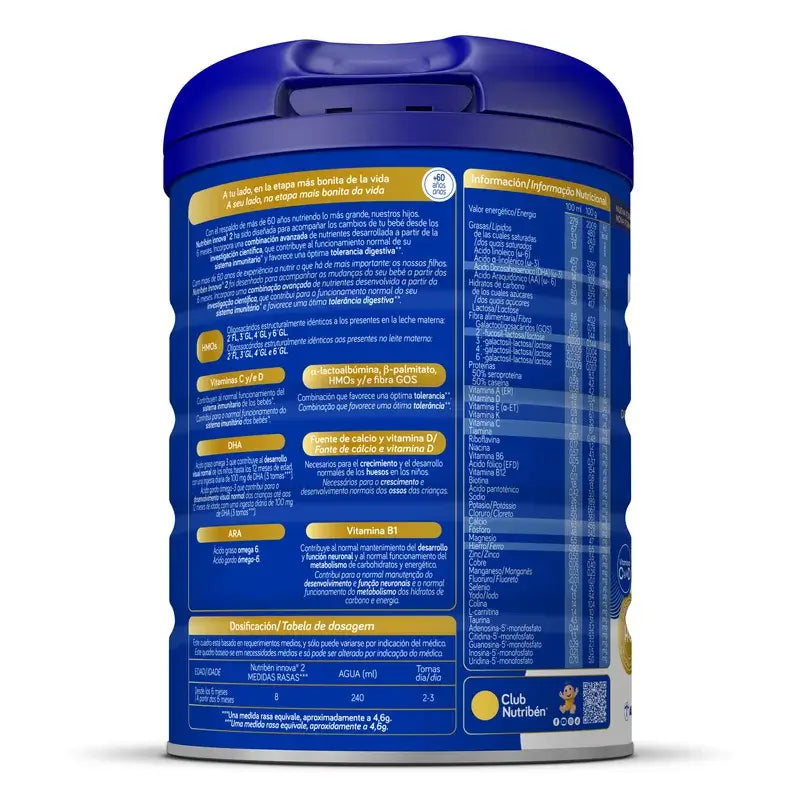 Nutribén Innova 2 Latte di proseguimento, 800 g