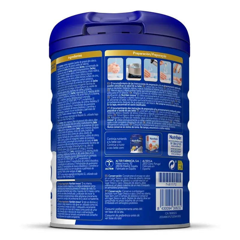 Nutribén Innova 2 Latte di proseguimento, 800 g