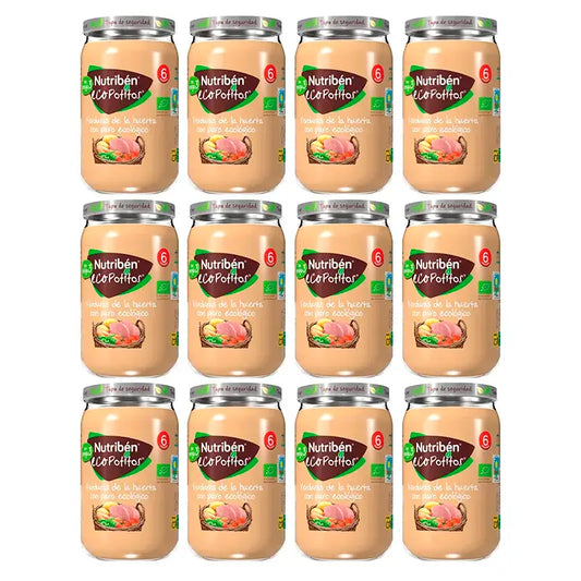 Nutriben Potito Eco Orto Tacchino , 12 x 235 grammi