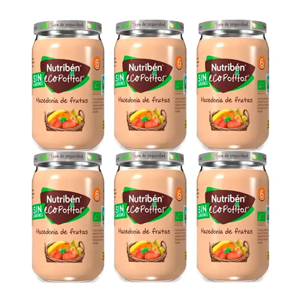 Nutriben Potito Ecopotito Macedonia , 6 x 235 grammi