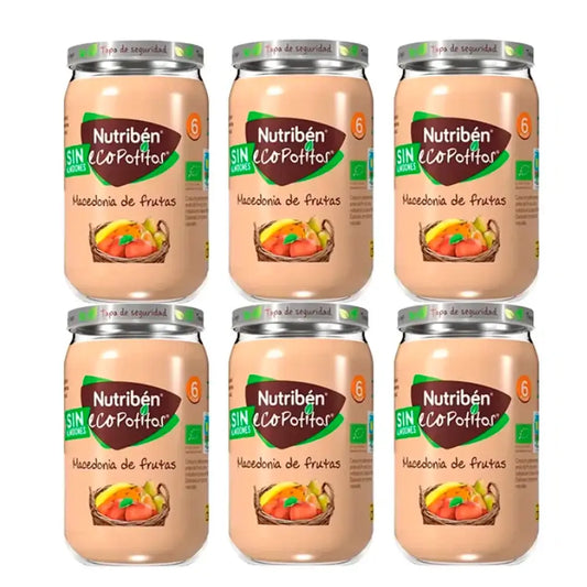 Nutriben Potito Ecopotito Macedonia , 6 x 235 grammi