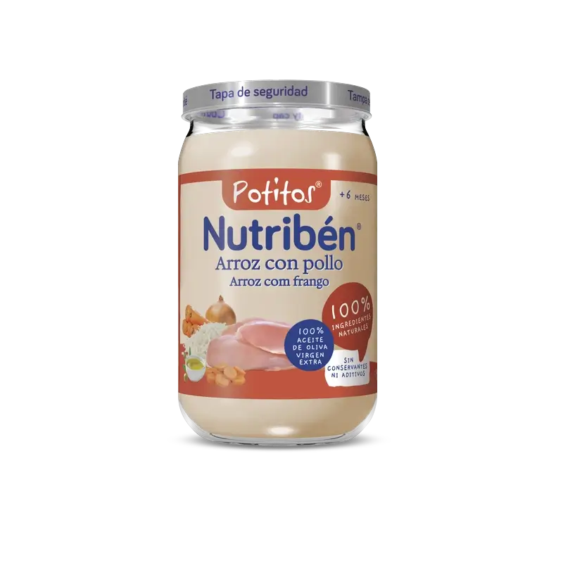 Nutriben Potito Pollo con Riso, 235g