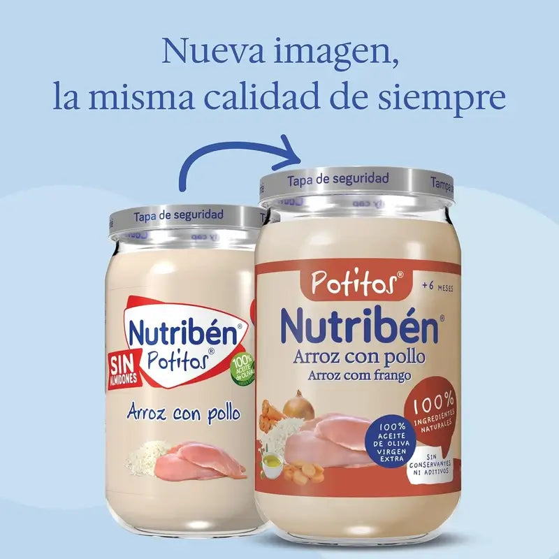 Nutriben Potito Pollo con Riso, 235g