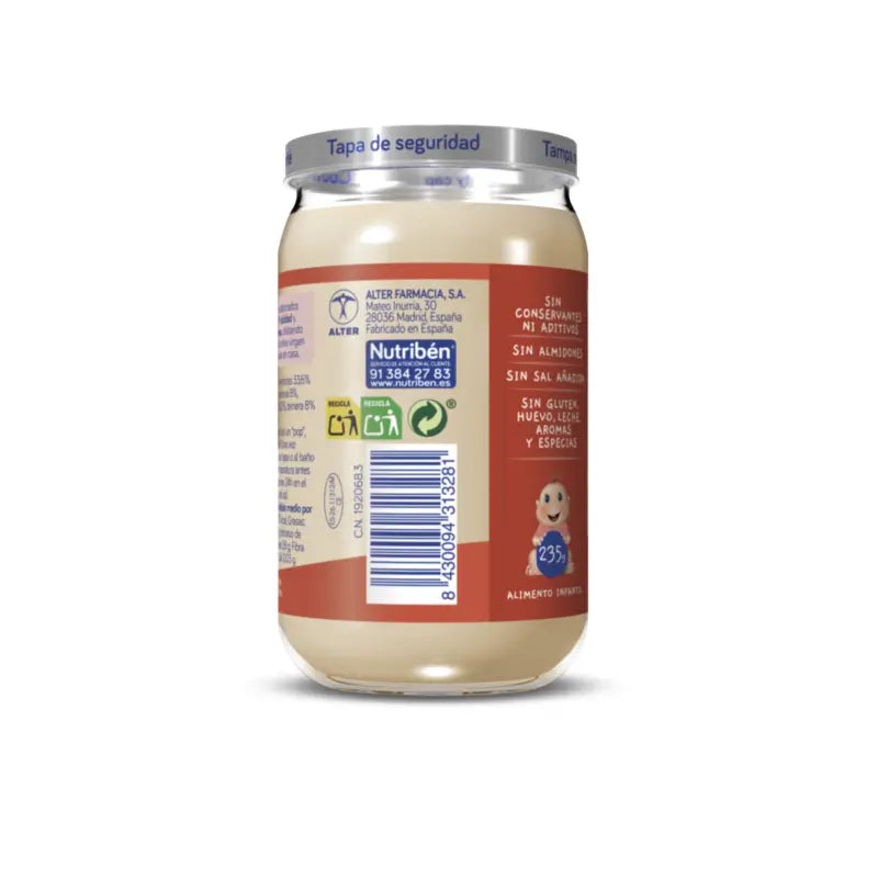 Manzo Potito Nutribén con fagioli verdi e carote, 235 g